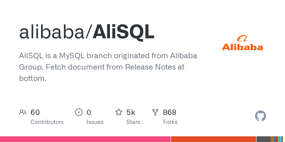 AliSQL: Alibaba's open-source MySQL with vector and DuckDB engines